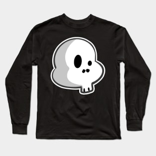 Kawaii Grim Reaper Skull Long Sleeve T-Shirt